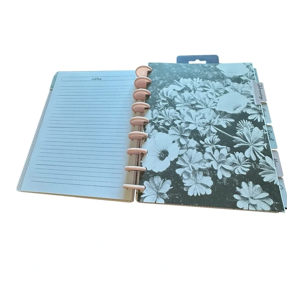 American Crafts Maggie Holmes Floral Day-to-Day Dashboard Disc bound Planner
